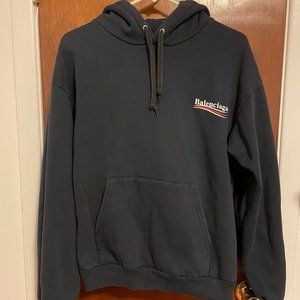 BALENCIAGA 2018 Campaign Logo Hoodie Demna Gvasalia